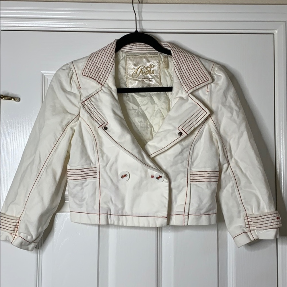 Guess Crop 2- Button Jacket - image 1